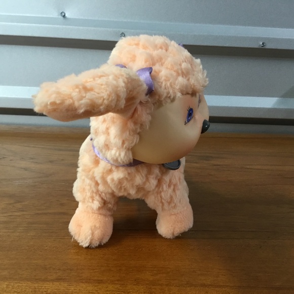 Mattel Cabbage Patch Kids Adopt N Luv Pets Peach Puppy Dog Plush - Picture 3 of 8